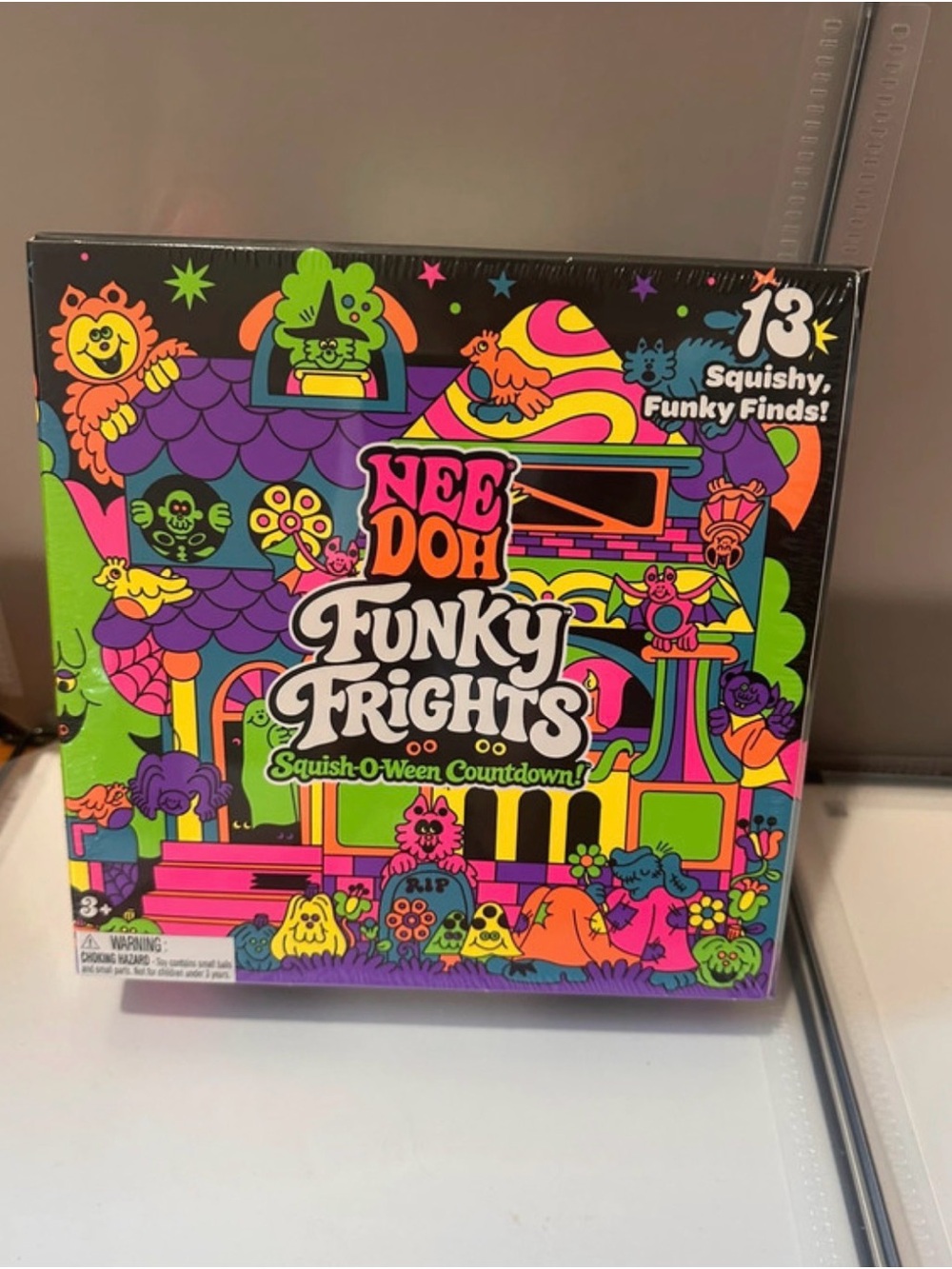 Funky Frights Squishy Toy Set - Neon Multi-Color